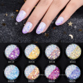 UV-Farbwechsel-Glitter, Photochromic Chunky Glitter für Nagelkunst